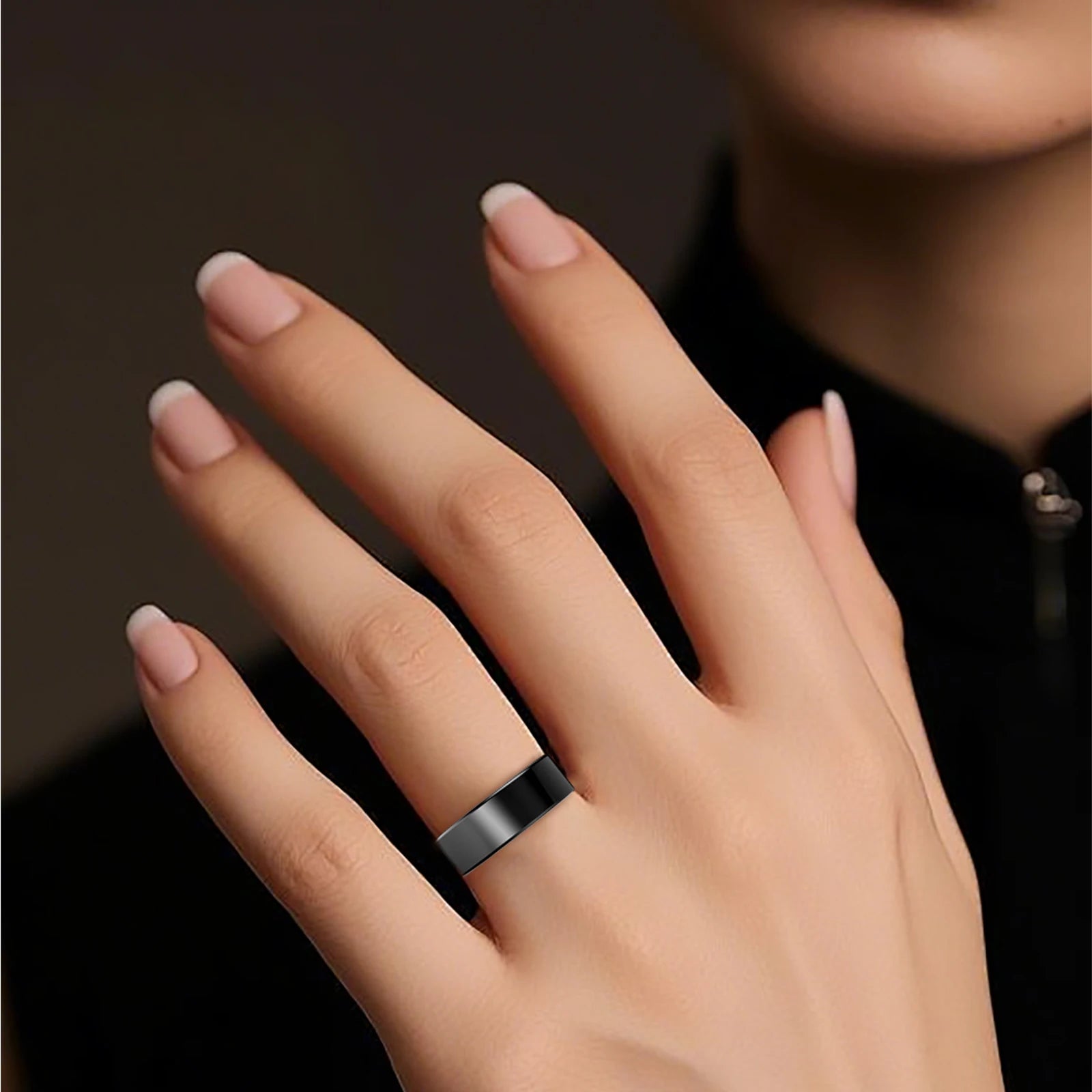 Smart ring, sleep tracking, multiple sports modes, monitor sports data, compatible with iPhone and Android, holiday gift, unisex