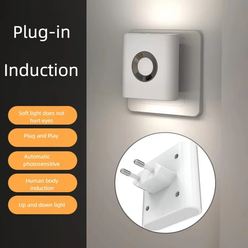 GGbingo Rechargeable Smart Home LED Night Light with Motion Sensor