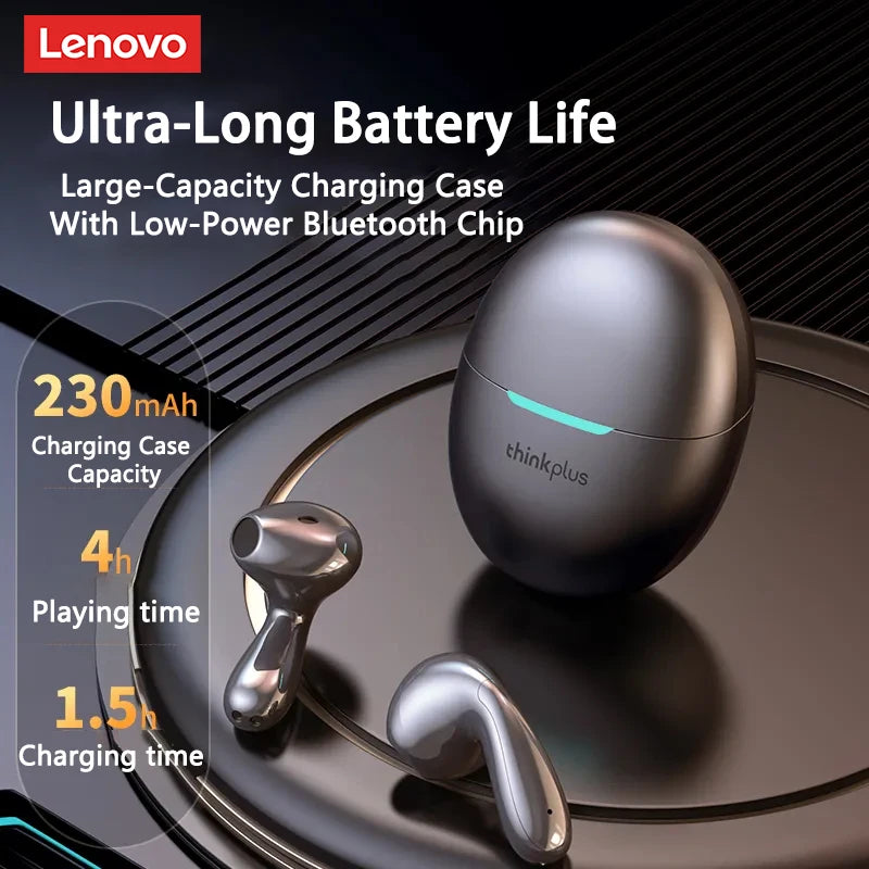 Original Lenovo LP48 TWS Wireless Earphones In Ear 5.4 Bluetooth Headset Music Call Game Noise Reduction EarBuds Sport Headphone