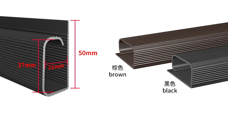 PVC Waterproof Cable Management Accessories J Channel Desk Cable Organizer Wiring Ducts Cable Protecter Under Desk Tv Background
