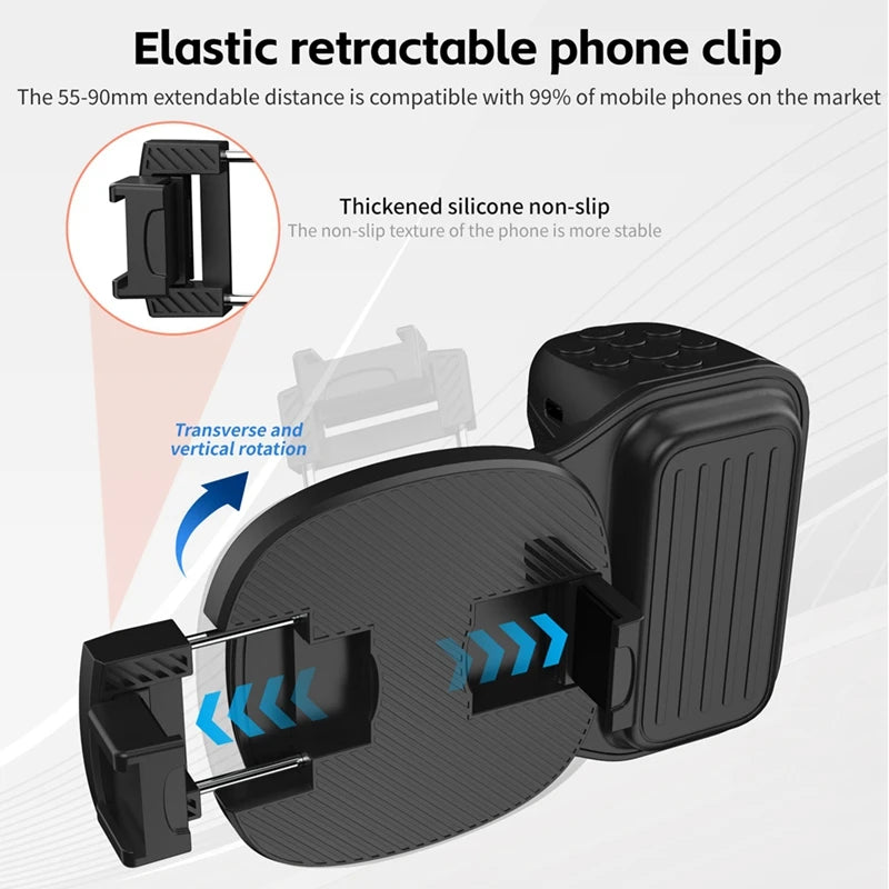 Phone Bluetooth Handheld Sefile Stick Handle Stabilizer Vlog Selfie Fill Light Photography Accessories