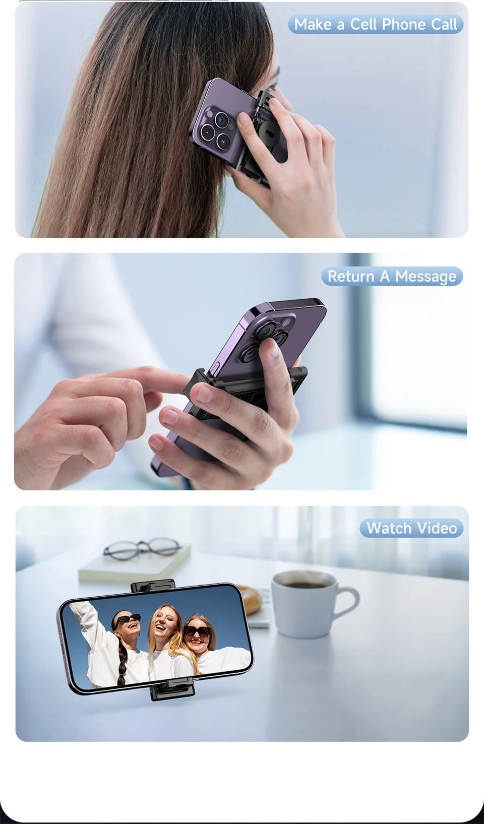 FGCLSY P03 Gimbal Stabilizer for Mobile Phone AI 360 Follow Selfie Stand Face Tracking Desktop Gimbal for Cellphone and Cameras
