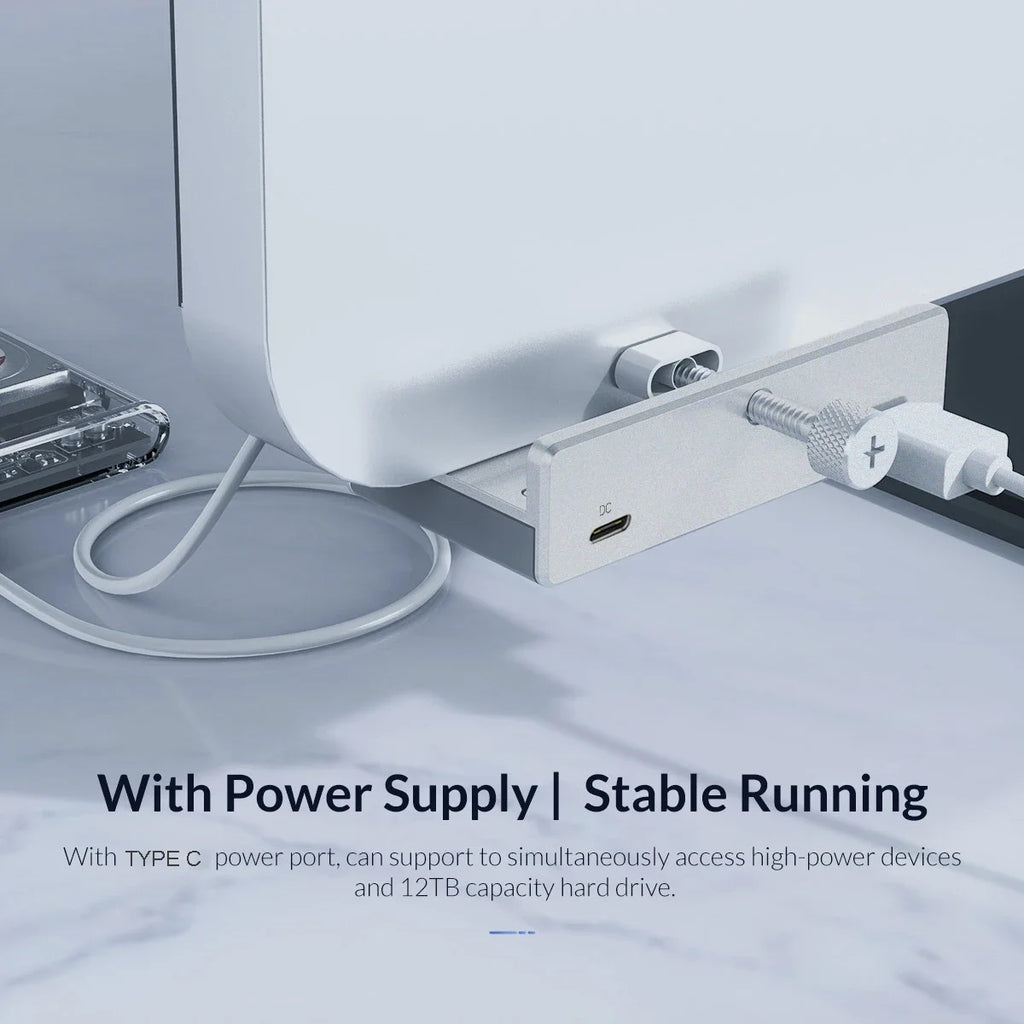 10Gbps HUB USB3.2/3.0/2.0 Splitter Adapter Universal External Multi Clip Dock For iMac Macbook Lenovo Desktop PC Accessories