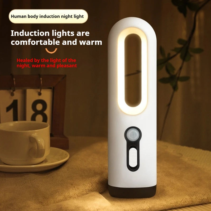 JustLang LED Motion Sensor Night Light – Flashlight Feature