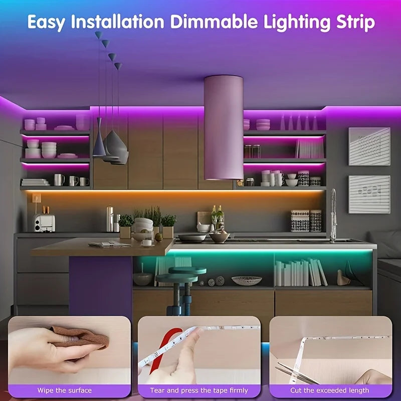 44-key remote control for the 40M LED Strip Lights