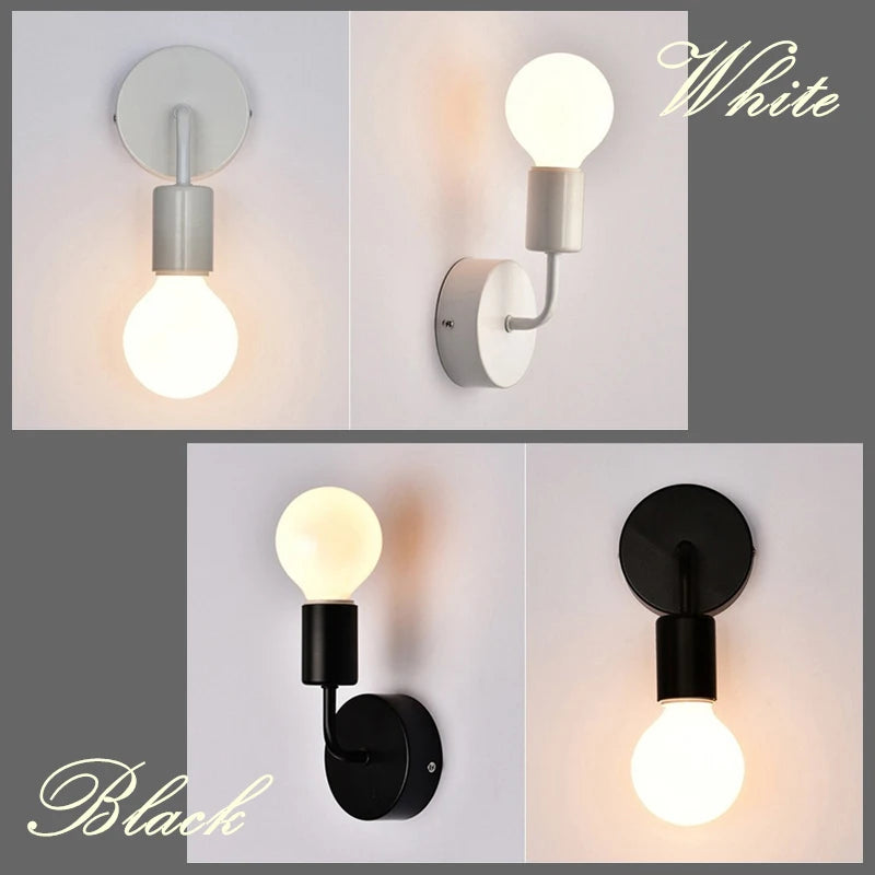 Scandinavian style wall lamp with plug-in design