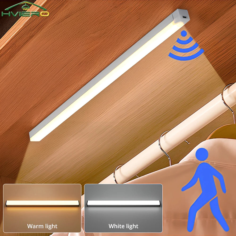 Front view of the Motion Sensor Night Light with magnetic base and motion sensor feature.


